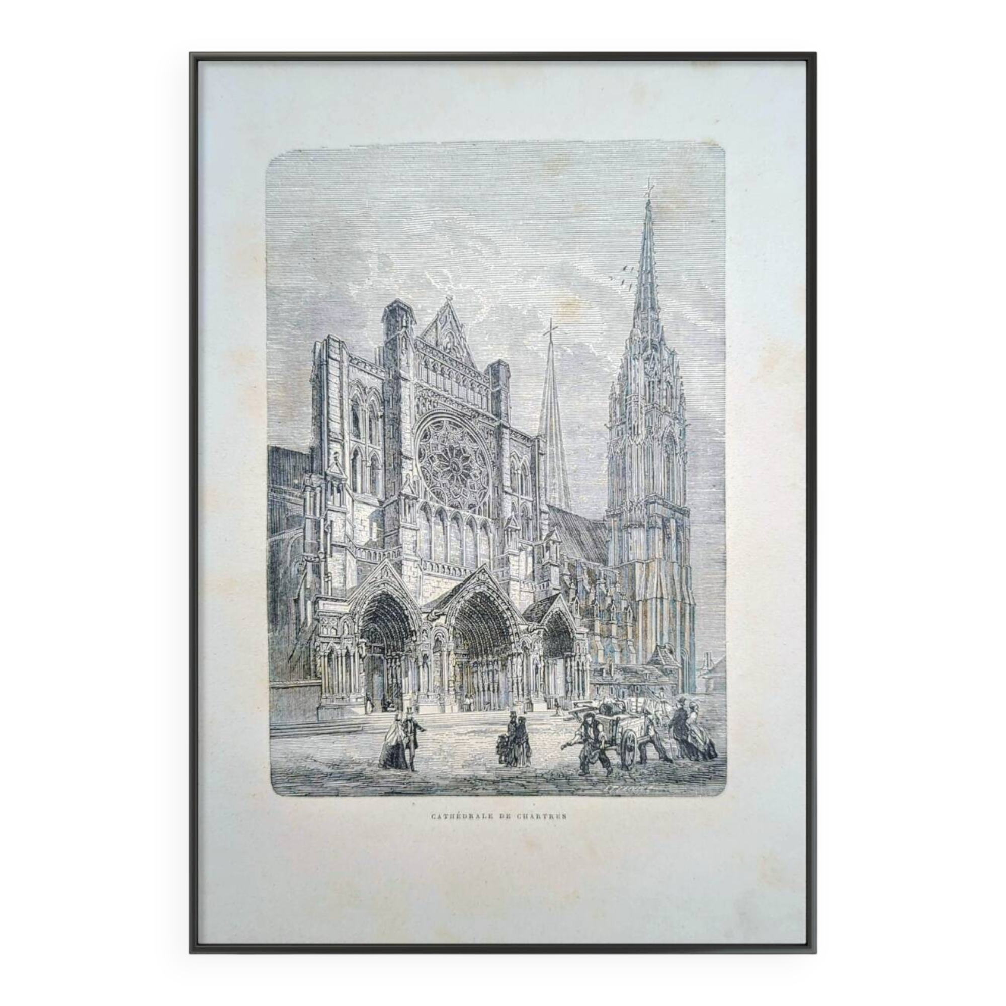 Notre-Dame de Chartres, an original printed in 1895.