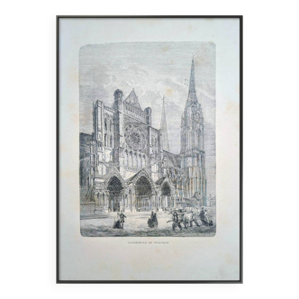 Notre-Dame de Chartres, an original printed in 1895.