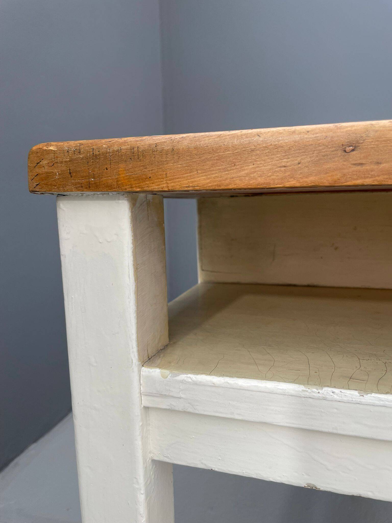 Vintage Writing Desk with Drawer, Czechoslovakia, ca. 1950s–60s