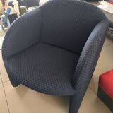 “Ben” armchair by Pierre Paulin for Artifort – 1980s – Geometric fabric