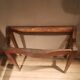 Raw wood console from the eighteenth century.