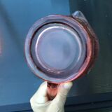 Pitcher pink glass water jug