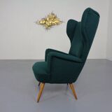 French Kvadrat Tonica Wingback Chair, 1950s