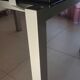 Table calligaris extensible métal/verre trempé