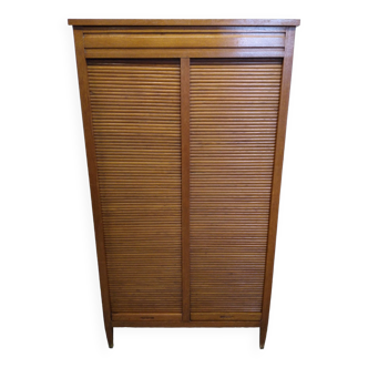 Atypical double curtain file cabinet