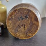 Large brutalist vase in Accolay enamelled stoneware signed Hubert GUY 1960s