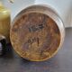 Large brutalist vase in Accolay enamelled stoneware signed Hubert GUY 1960s