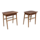 Set de 2 tables chevet en teck, Suède, 1960
