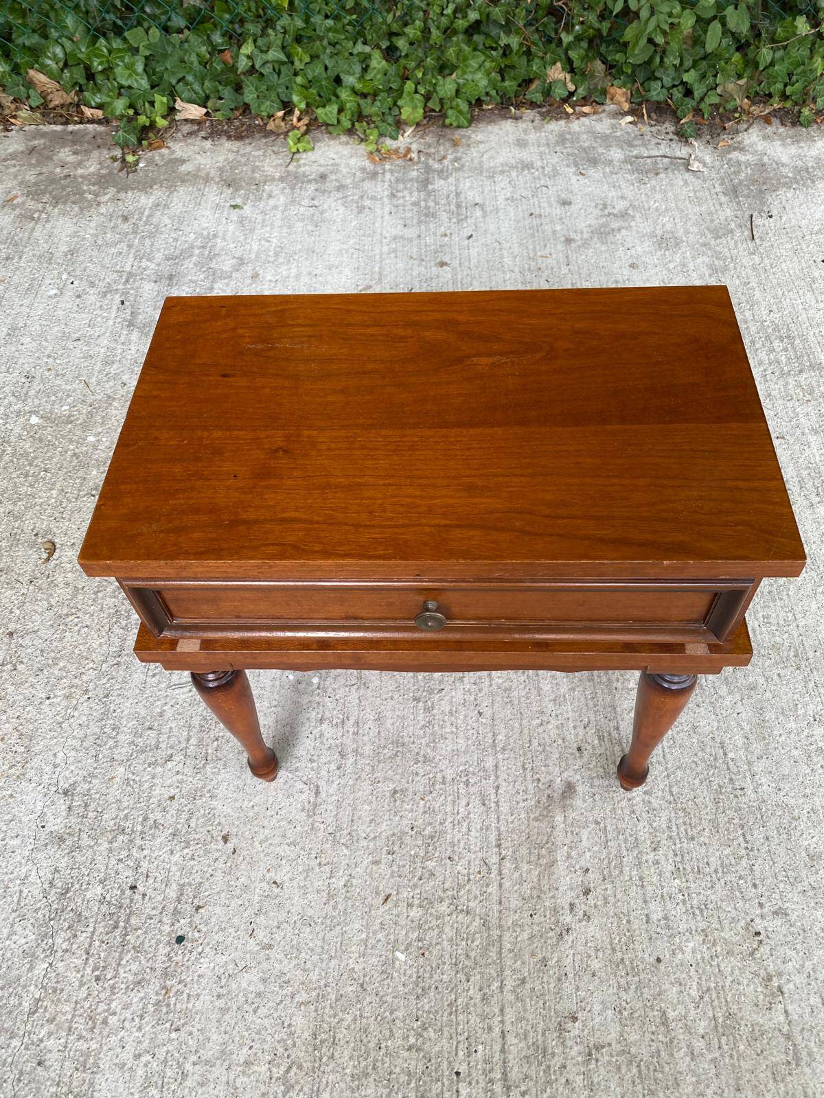 Louis XVI wooden bedside table
