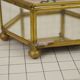 Brass box, glass and stained glass