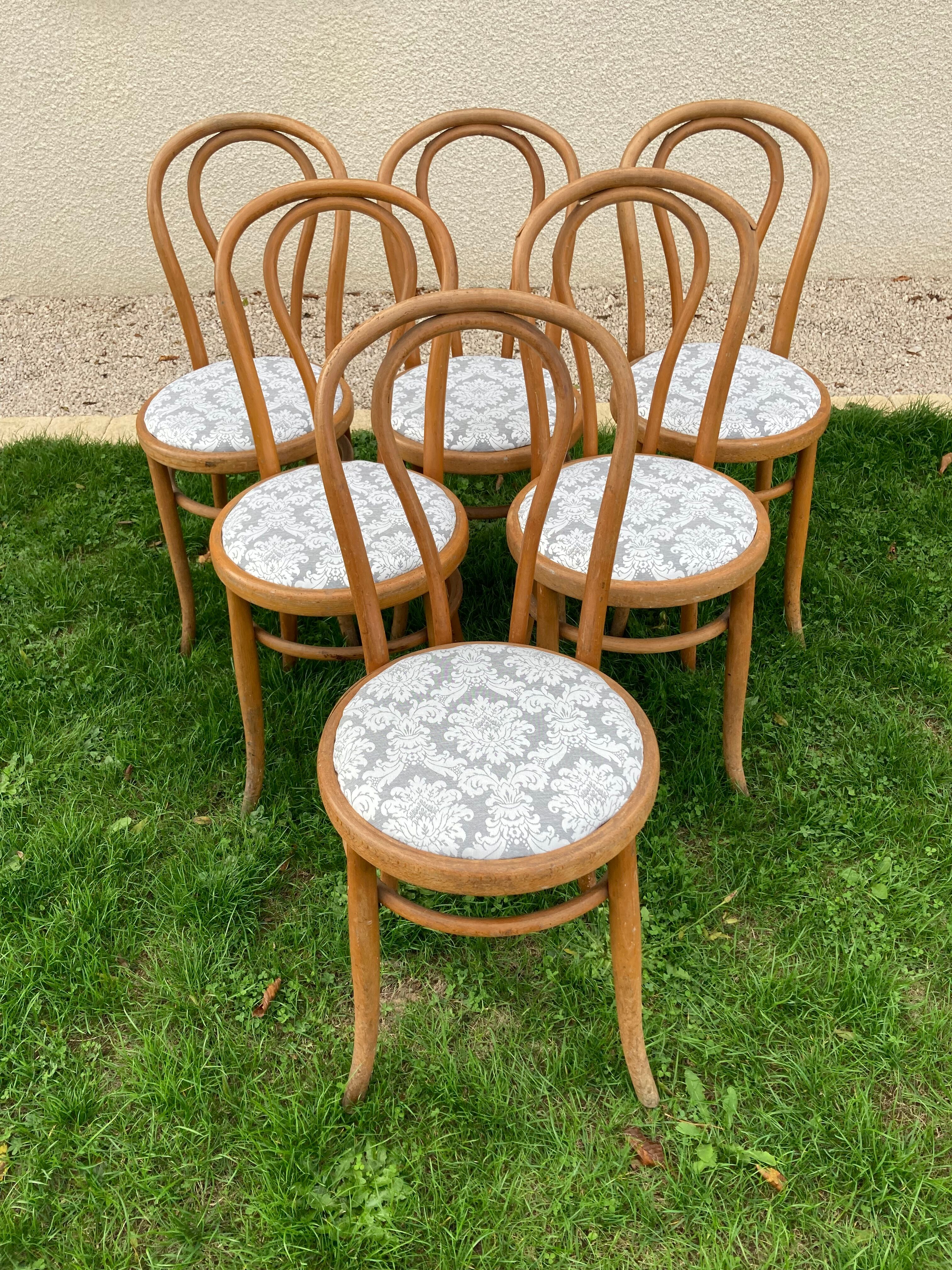 6 Fischel bistro chairs