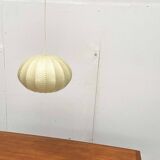 Modern mid-century Cocoon pendant lamp by Friedel Wauer for Goldkant Leuchten, Germany, 1960s.