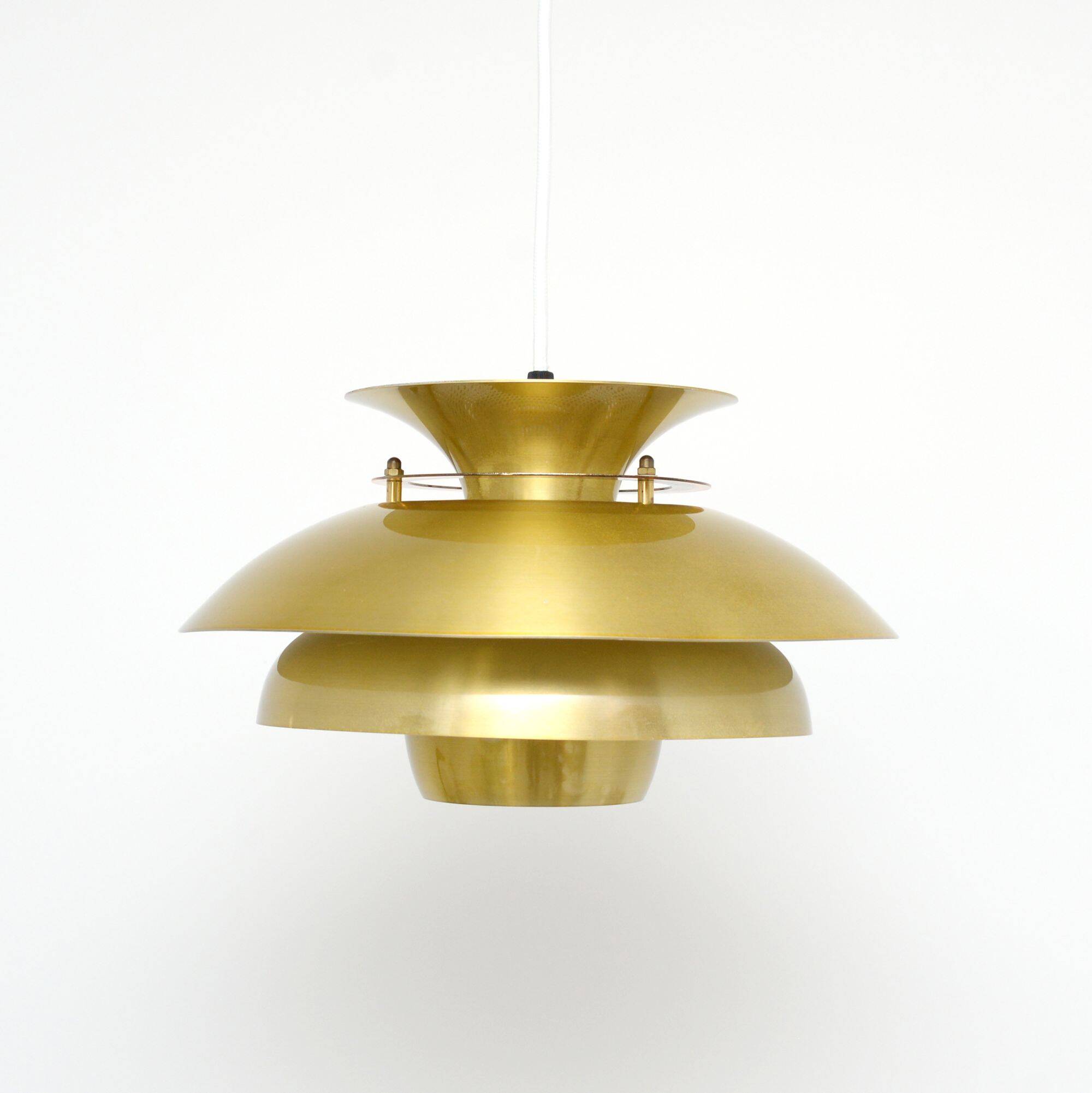 Golden lamp, Denmark 1970s