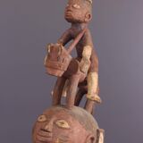 Gelede Yoruba mask with horseman crest (N° 29641)