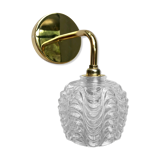 Vintage moulded glass globe applique