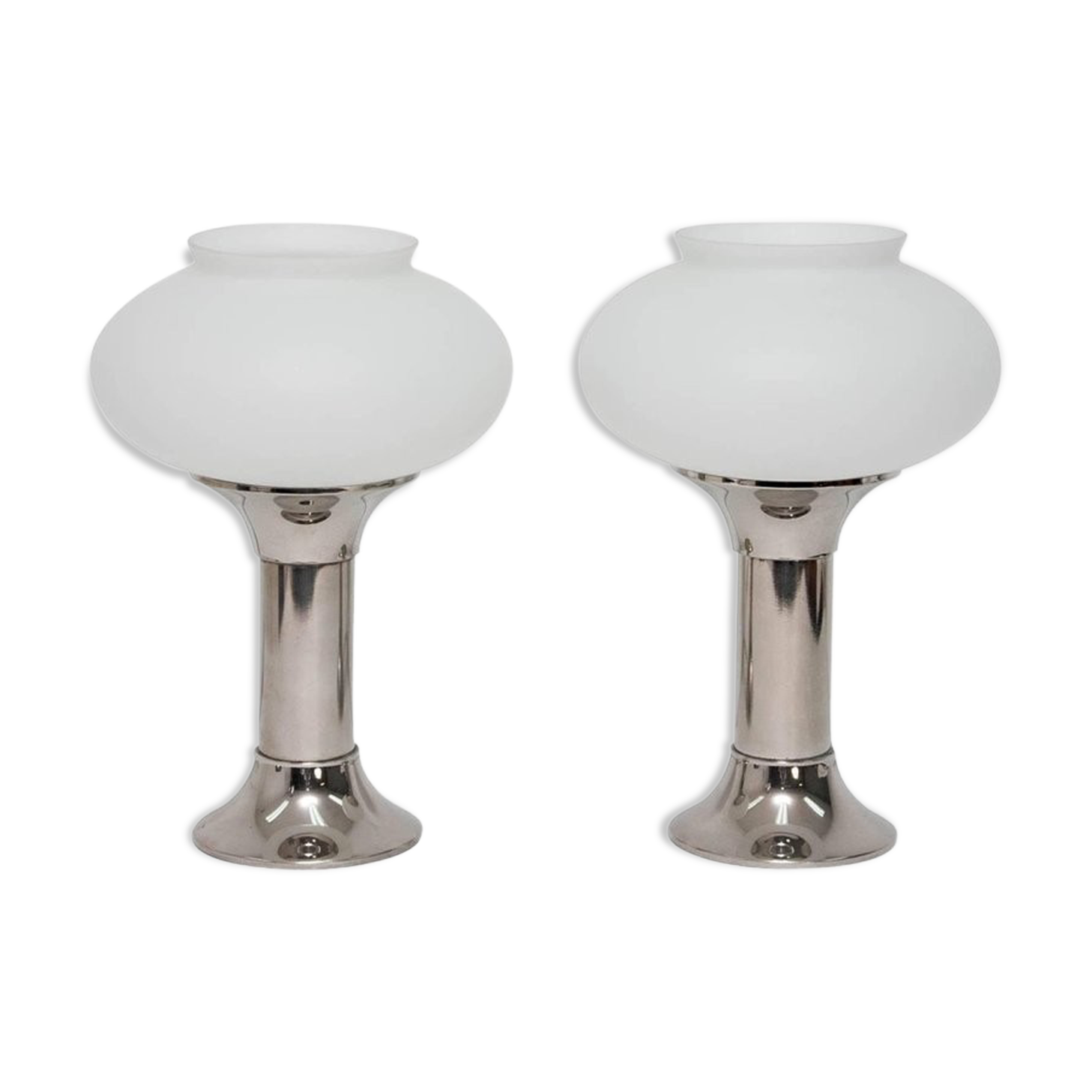 VEB Narva 1960s table lamps pair