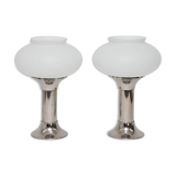 VEB Narva 1960s table lamps pair