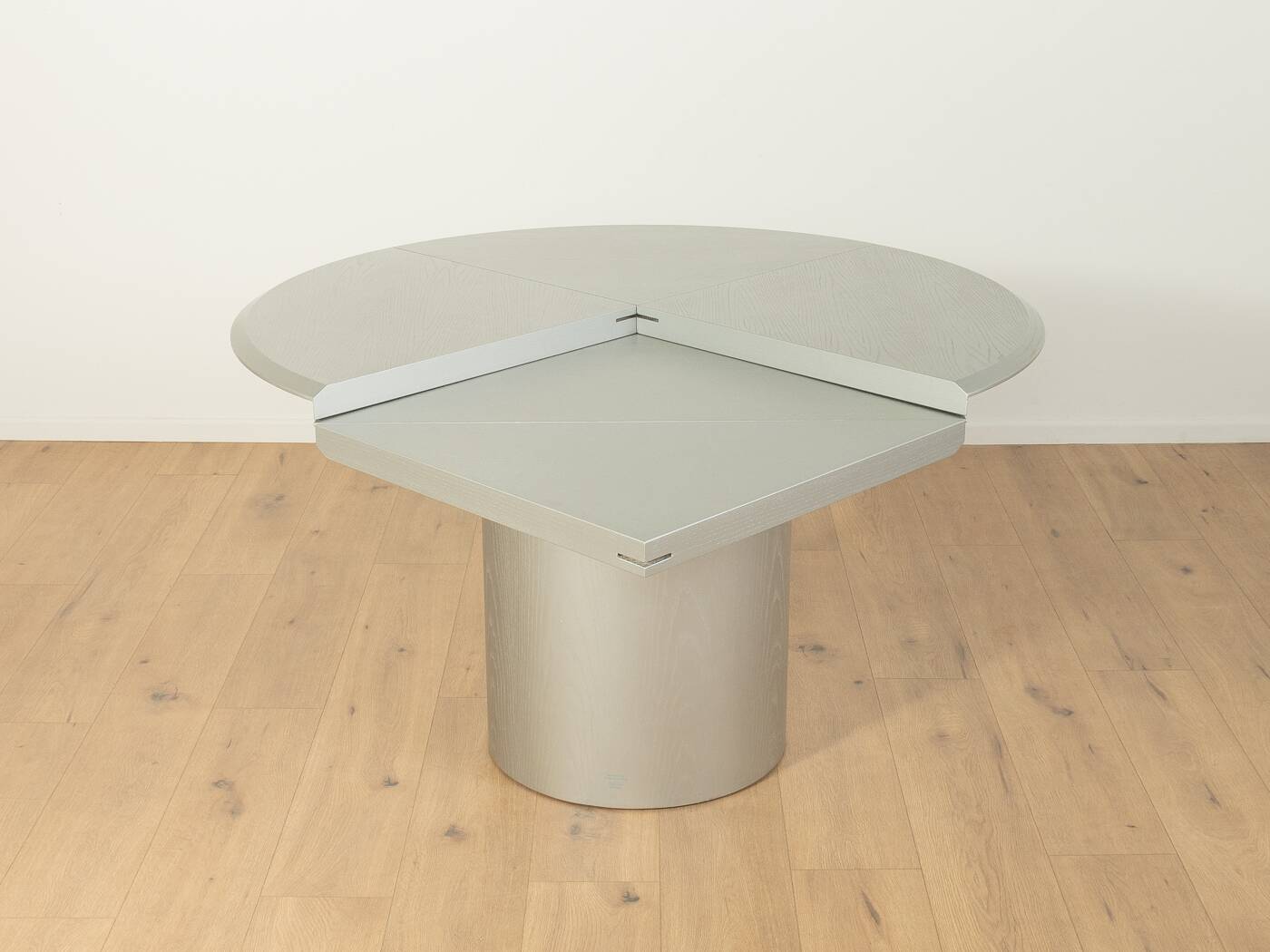 Table à manger Quadrondo, Erwin Nagel, Rosenthal, Argent