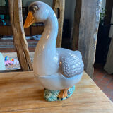 Old soup tureen in the shape of a goose