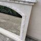 Large vintage stone mirror