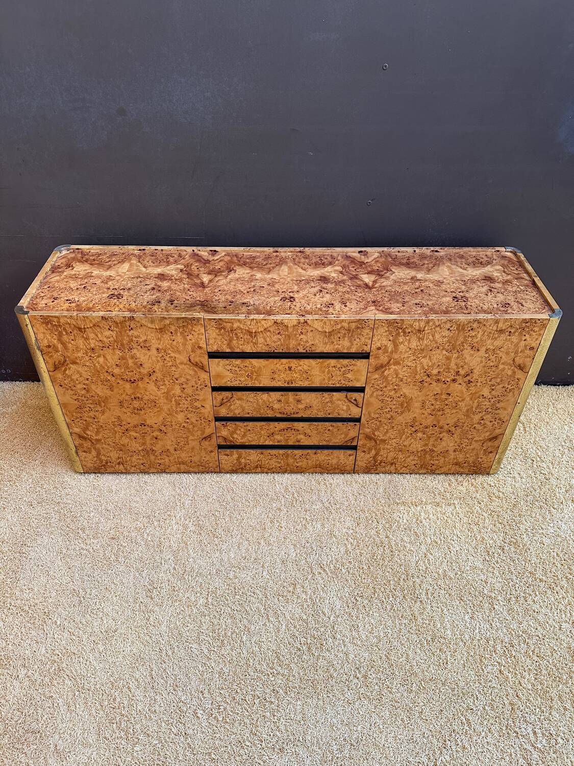 Enfilade by Willy Rizzo in elm wood.