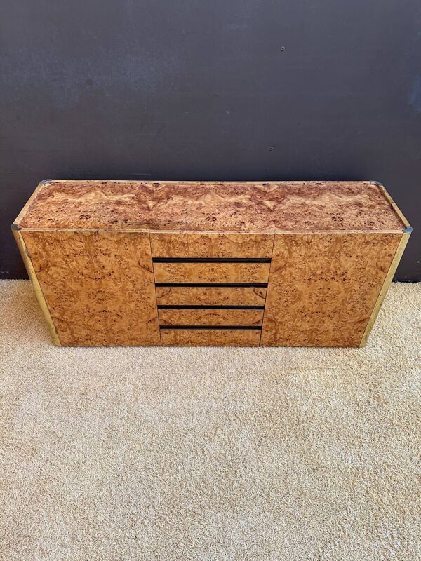 Enfilade Willy Rizzo en loupe d’orme