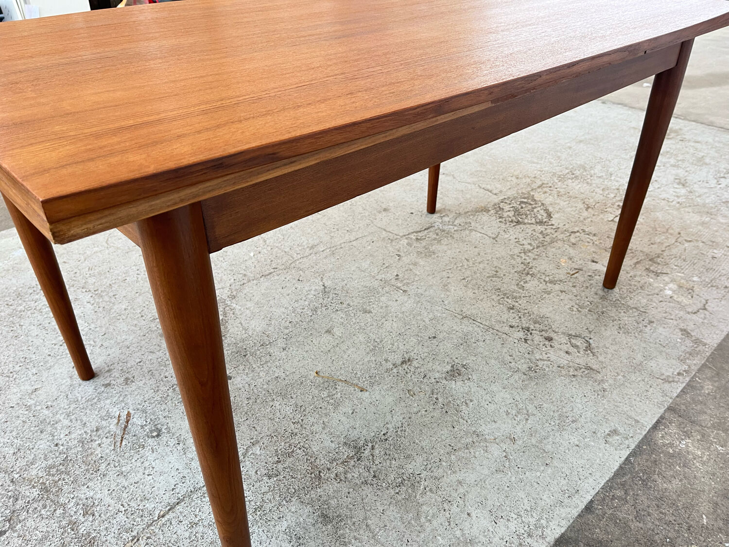 Table en teck avec rallonges