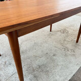Teak table with extensions