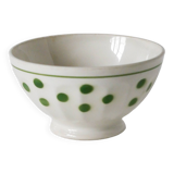 Earthenware bowl with green weight, 1940