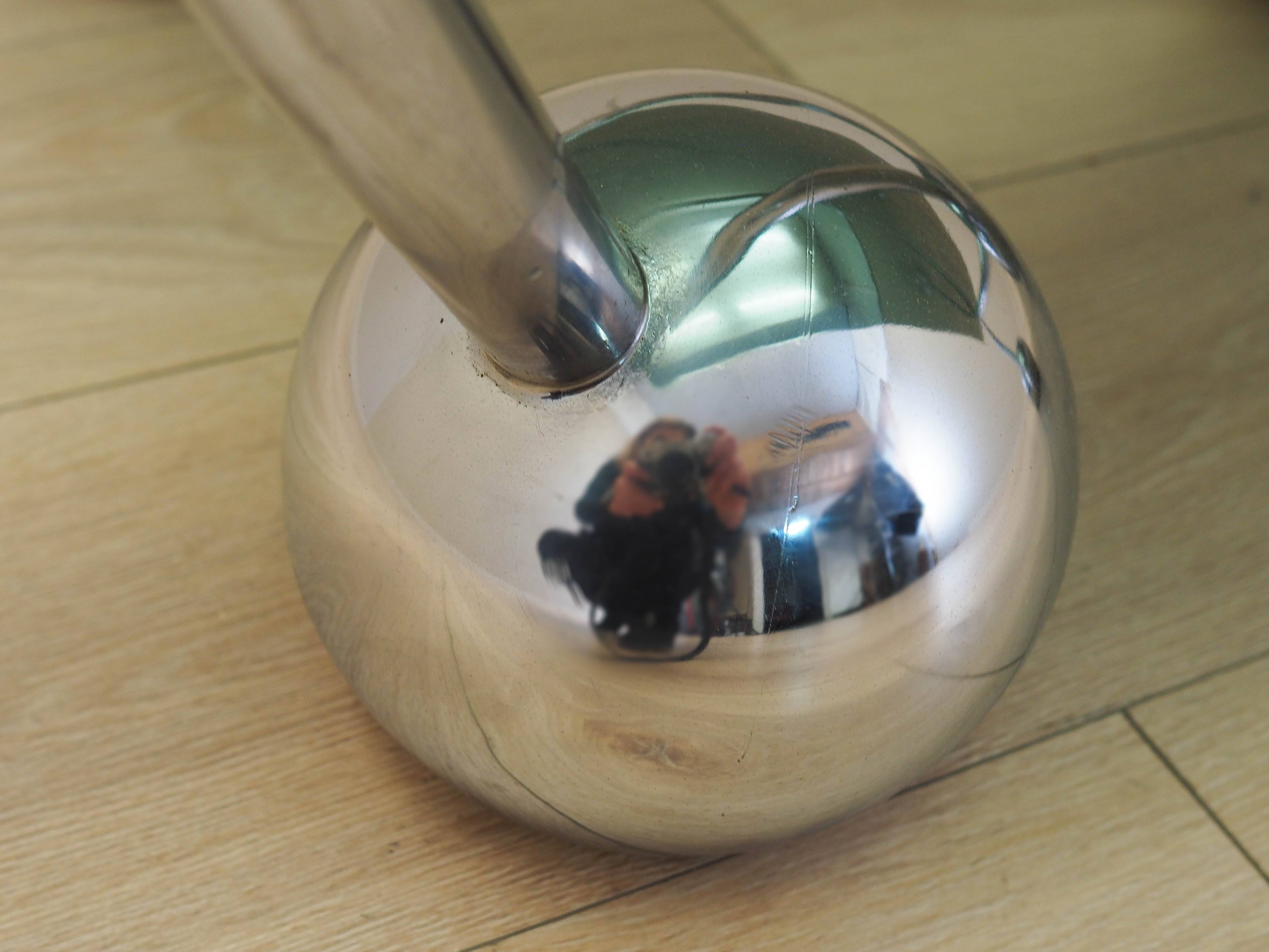 Glass coffee table, Italian design, 1970s, manufactured in Italy