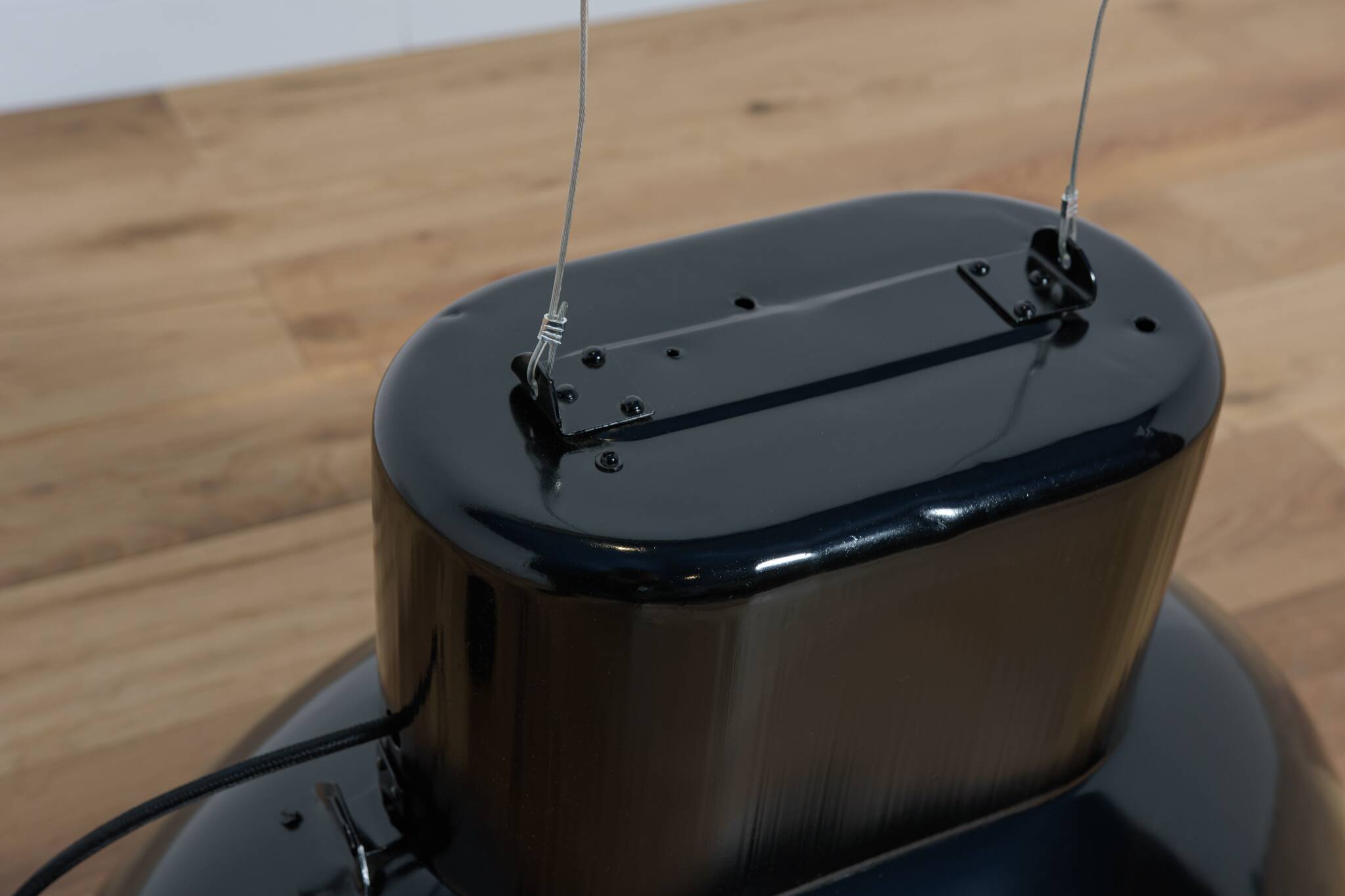 Large Industrial U-Boot Ceiling Lamp from Mesko, Poland, 1970s