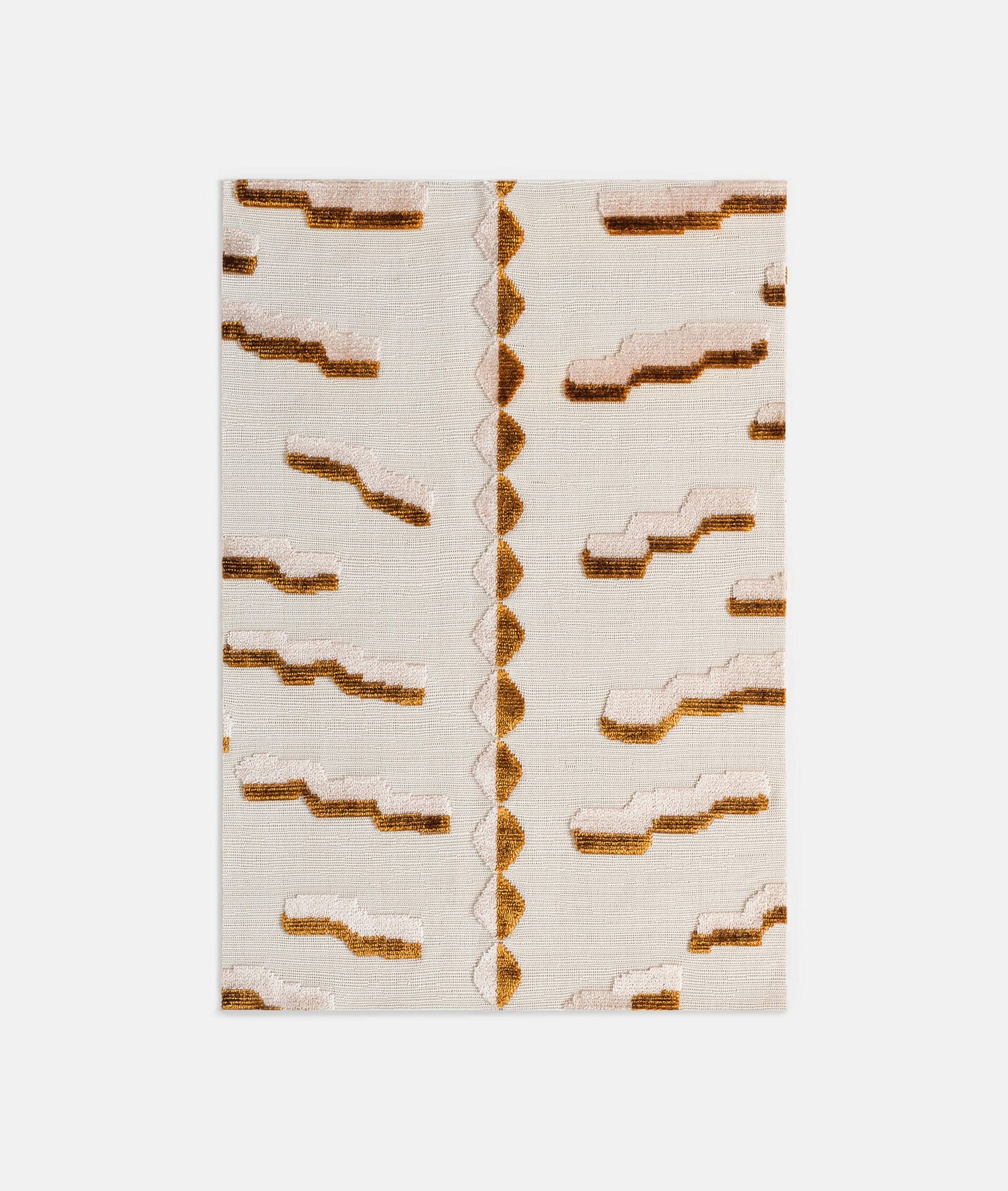 Shell chair type 1020 in jacquard velvet with tiger pattern, Europe, 1960s