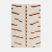 Shell chair type 1020 in jacquard velvet with tiger pattern, Europe, 1960s