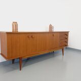 Vintage Scandinavian style teak row from the 60s