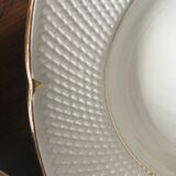 Rectangular plates Terre de Fer Salins