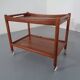 Teak tea cart by Hans J. Wegner for Andreas Tuck, Denmark, 1950s.