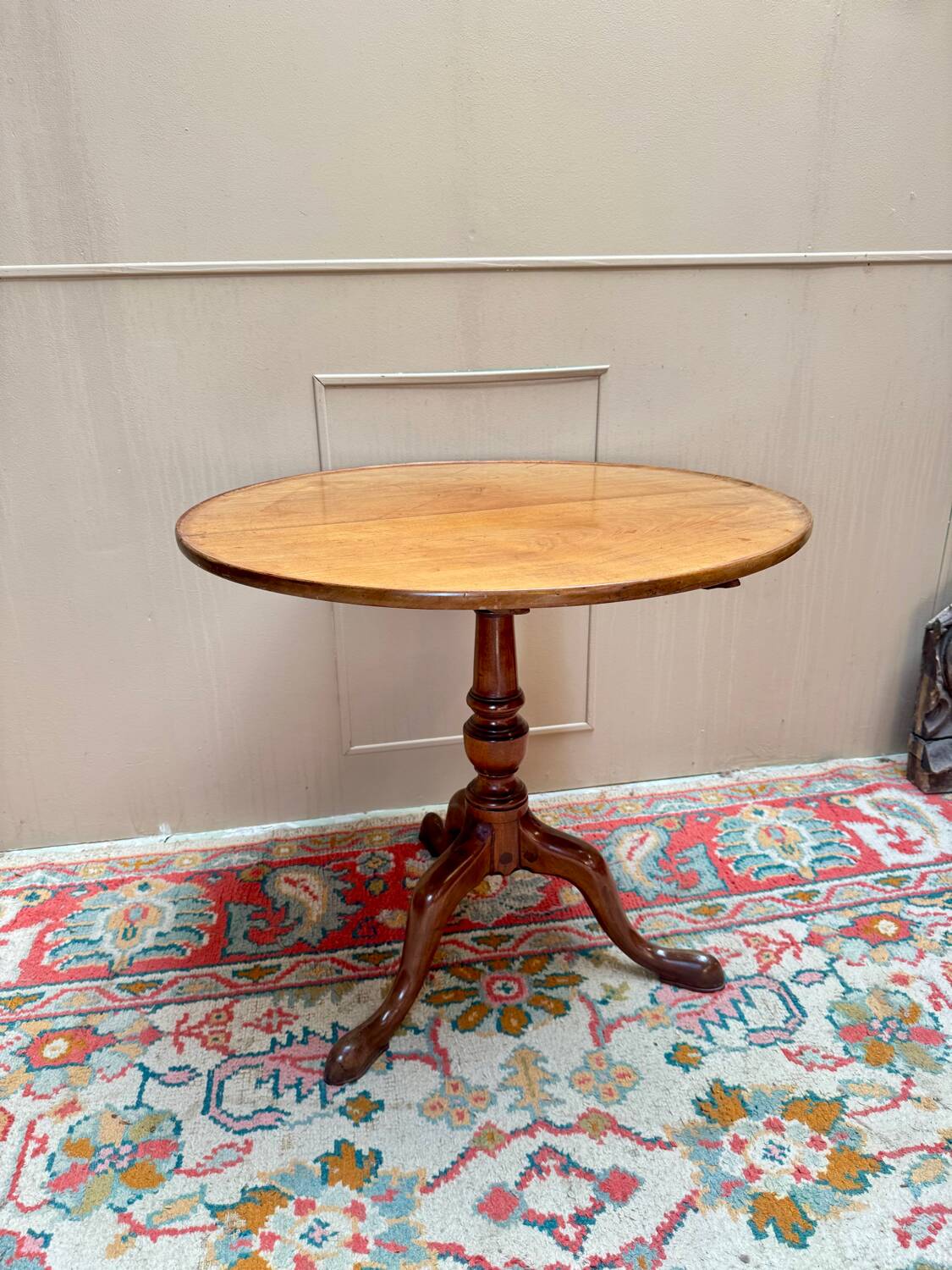 Louis XVI mahogany pedestal table, 18th century