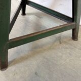 Dark Green Industrial Workshop Stool from Drupol, 1960s