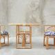 Bamboo chairs, Italy, 1960s, set of 3