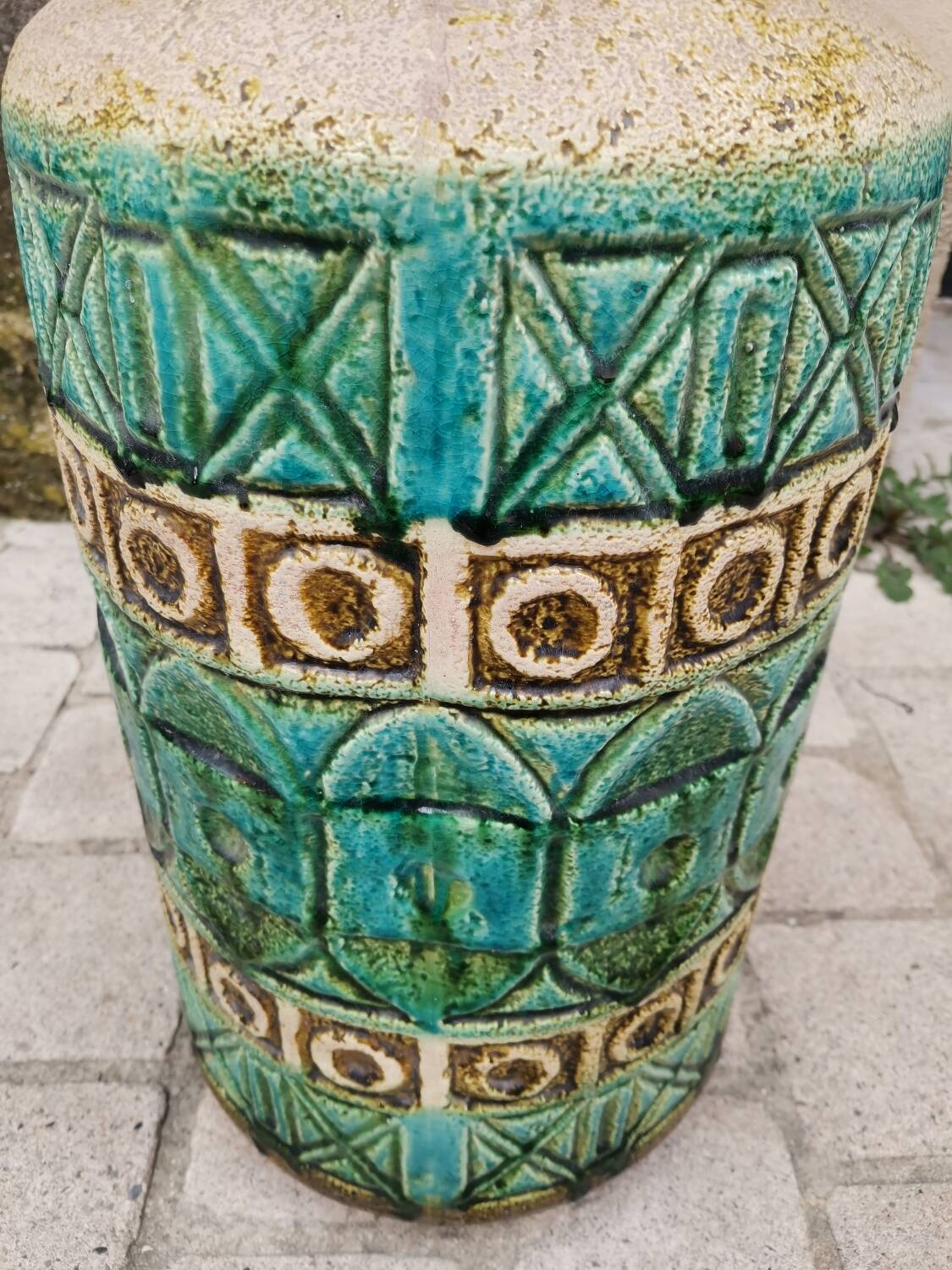 Vase, umbrella stand, Bay keramik