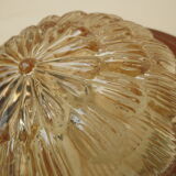 Ceiling lamp with fruit wood frame