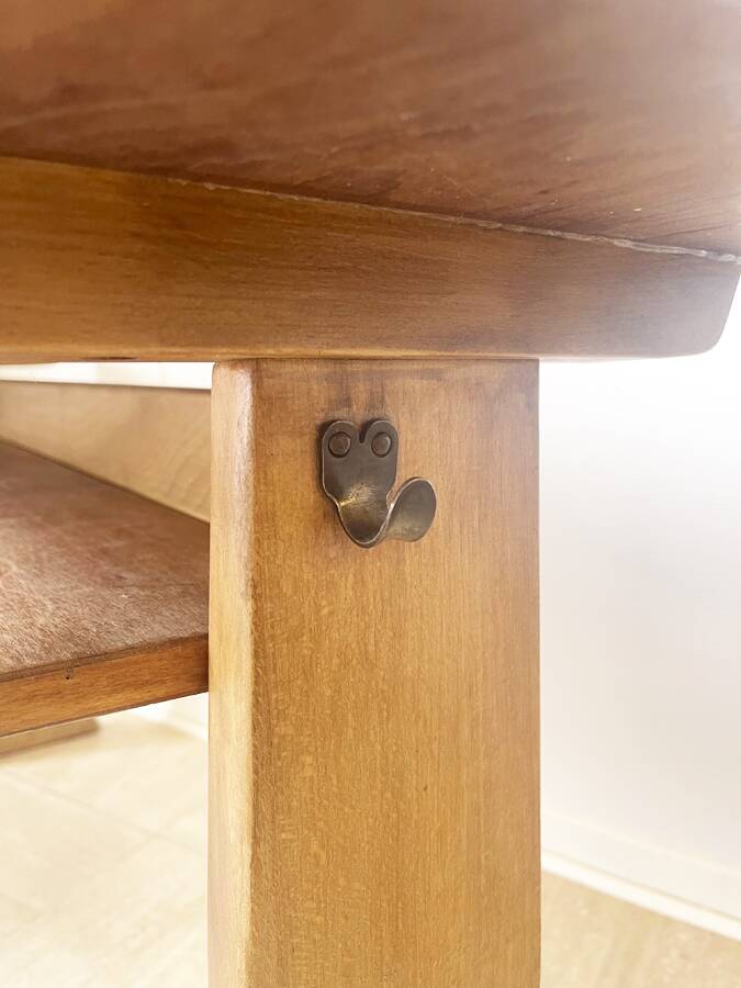 Casala grey desk – 1970s modernist design