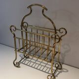 Brass magazine rack
