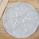 Set of 4 vintage Limoges porcelain oyster plates from France