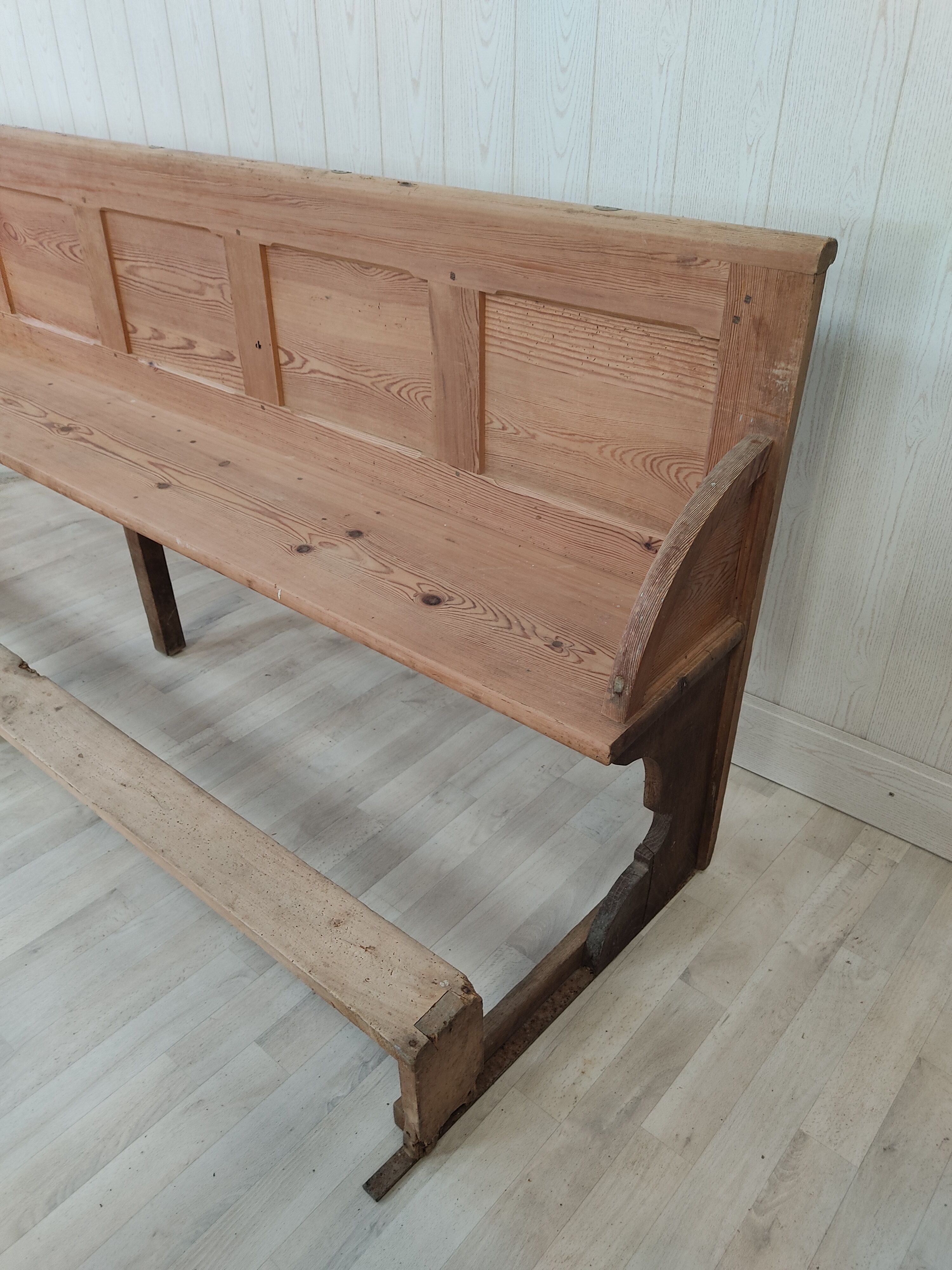 Ancient church bench