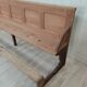 Ancient church bench