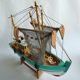Model fishing boat wood