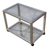 Small serving table on wheels Pierre Vandel 1970
