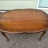 Table basse ovale bois - style Louis XV