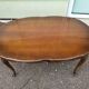 Table basse ovale bois - style Louis XV